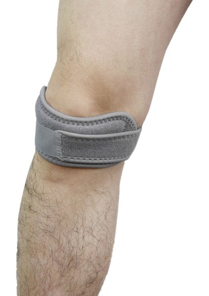 Gri Kanca Döngü Kapatma Spor Dizlik Desteği Patella Koruyucu Bant (Yurt Dışından)
