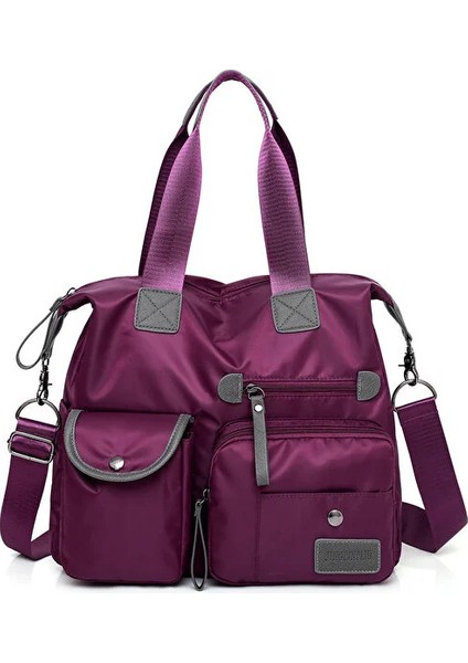 Kadın Su Geçirmez Büyük Kapasiteli Omuz Çantası - Siyah (Yurt Dışından)