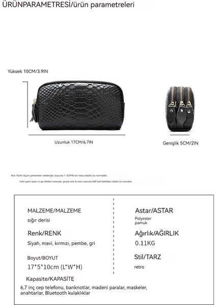 Retro Clutch Şık Timsah Desenli Deri Cüzdan (Yurt Dışından) modelleri