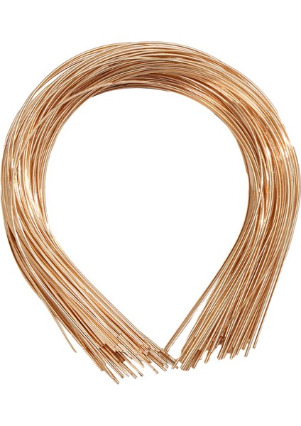 El Sanatları Için 50 Düz Metal Bantları Pürüzsüz Saç Tokaları Bandı Çerçeve Altın (Yurt Dışından) fiyatları