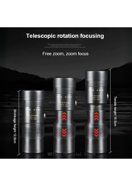 Askeri Metal 10300X Zoom Hd Güçlü Dürbün Uzun Menzilli Taşınabilir Yüksek Kaliteli Profesyonel Teleskop Monoküler (Yurt Dışından)