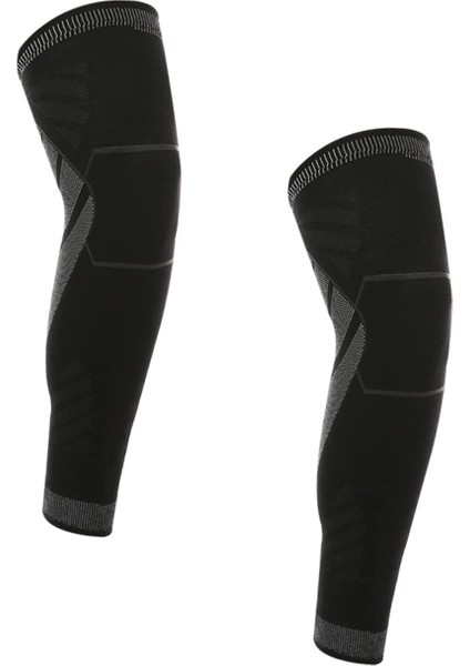 Koşu Diz Desteği 2 Adet Dizlik Kaymaz Diz Desteği Stabilite Koruyucu Dizlik (Siyah) Dizlik (Yurt Dışından)