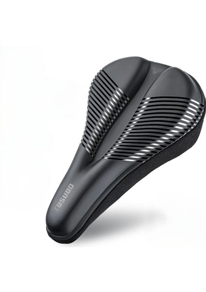 Bisiklet Sele Kılıfı Silikon Minder Örtüsü Bisiklet Klozet Kapağı Pu Deri Yüzey Silikon Rahat Darbeye Dayanıklı Bisiklet Sele Kılıfı (Yurt Dışından)