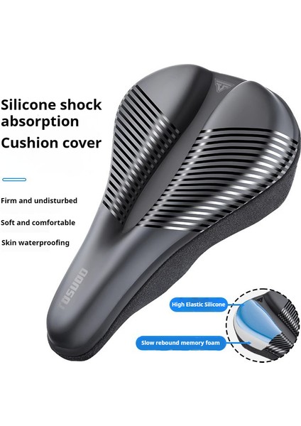Bisiklet Sele Kılıfı Silikon Minder Örtüsü Bisiklet Klozet Kapağı Pu Deri Yüzey Silikon Rahat Darbeye Dayanıklı Bisiklet Sele Kılıfı (Yurt Dışından) fiyatları