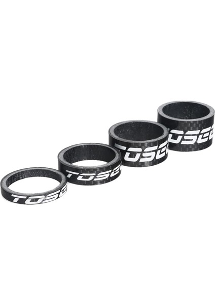 Tam Karbon Fiber Bisiklet Kulaklık Çatal Paspayı Yol Bisikleti Gidon Yıkama Halkası Ayar Ara Parçası 5/10/15/20MM (Yurt Dışından)