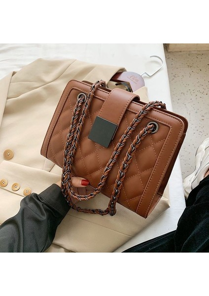 Zincir Çanta Moda Omuz Çantası (Yurt Dışından)
