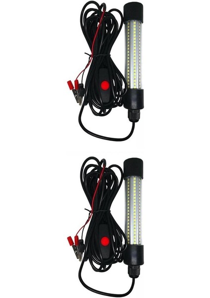2 12 V LED Sualtı Dalgıç Balıkçılık Işık Çekme Lambaları (Yurt Dışından)