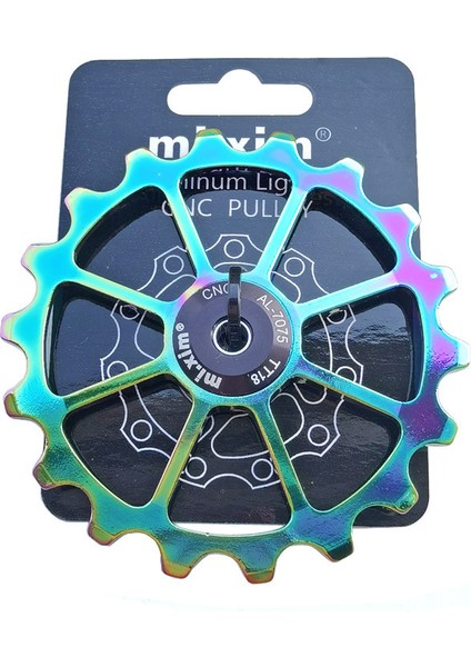 Xim 18 T Bisiklet Arka Attırıcı Tekerlek Bisiklet Kılavuzu Makaralı Kasnak 7-12 Hız Siyah (Yurt Dışından) indirimleri