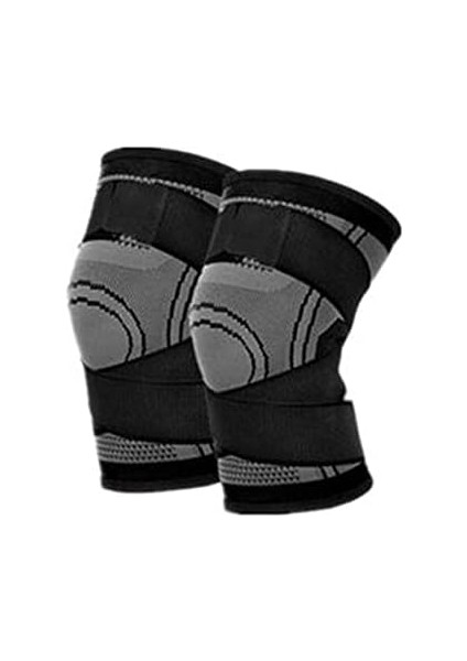 Dizlik 1 Parça Diz Desteği Merhem Ağrı Artrit Rölyef Koşu Fitness Elastik Wrap Brace Diz Pedleri Diz Destekleri (Renk: Siyah, Beden: Xl1) (Yurt Dışından)