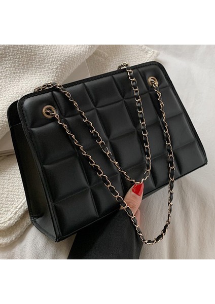 Bayan Tote Çanta Baklava Kadın Deri Omuz Çantası Zincir Handbags (Yurt Dışından) fırsatları