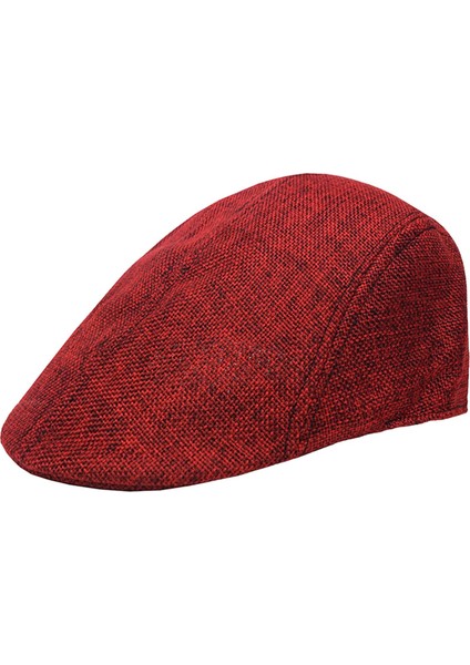 Cap Sı Sonbahar Cabbie Sürüş Şı Kırmızı Sürüş Için (Yurt Dışından)