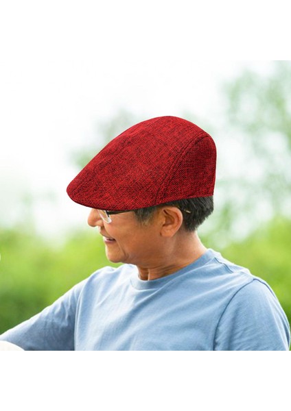 Cap Sı Sonbahar Cabbie Sürüş Şı Kırmızı Sürüş Için (Yurt Dışından) modelleri