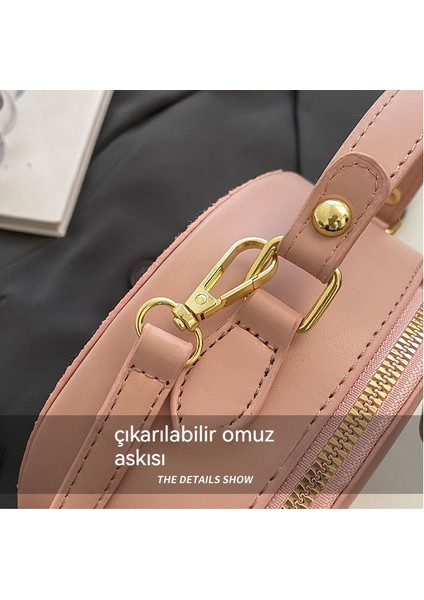 Omuz Çantası Crossbody Çanta Yuvarlak (Yurt Dışından)