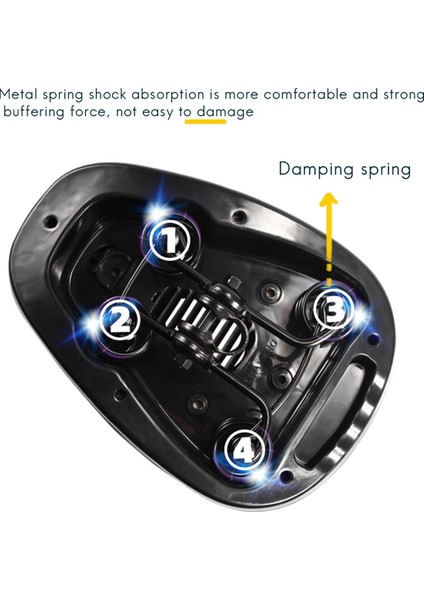 Elektrikli Bisiklet Koltuğu Akülü Araba Yumuşak Eyer Elektrikli Bisiklet Koltuk Minderi Koltuk Büyütülmüş Kalın Koltuk (Yurt Dışından)