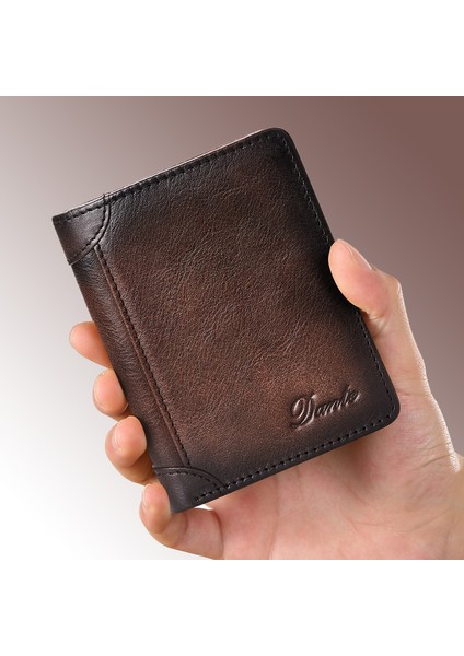 Erkek Cüzdanı Retro Kısa Dana Cüzdanı (Yurt Dışından) fiyatları