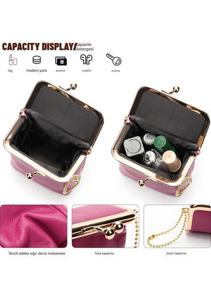 Mini Kompakt Bozuk Para Saklama Çantası Kadın Cüzdanı (Yurt Dışından) modelleri