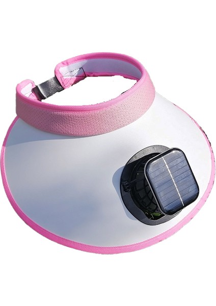 Yaz Açık Güneş Üç Hızlı Ayarlanabilir Fan Güneş Koruma Şapkası (Yurt Dışından)