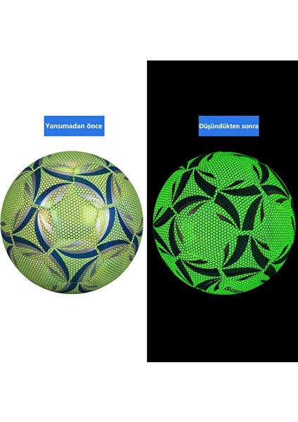 Reflektif Işıklı Futbol Topu (Yurt Dışından)