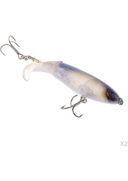 2x Balıkçılı Sert 10CM 13.2g Mavi (Yurt Dışından)