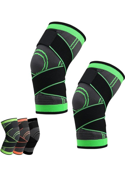 Hutena Rodillera Pro, Hutena Rodillera Pro Profesyonel Dizlik, Yan Sabitleyicili Dizlik, Kadın Erkek Için Diz Kompresyon Kolu (Yeşil, Xx-Large) (Yurt Dışından)