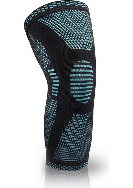 Elastik Dizlik Spor Fitness Kneepad Spor Salonu Dişli Patella Koşu Basketbol Voleybol Tenis Dizlik Desteği 1pc (Renk: Yeşil, Boyut: X-Large) (Yurt Dışından)