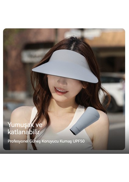 Kadın Üstü Boş Açık Hava Sporları Istiflenebilir Geniş Kenarlı Güneş Koruma Şapkası (Yurt Dışından) fiyatları