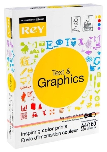 Text Graphics A4 160 gr 250 Yaprak 21X29,70 Gramajlı 250 Li