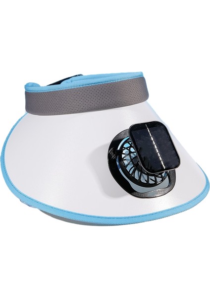 Yaz Açık Güneş Üç Hızlı Ayarlanabilir Fan Güneş Koruma Şapkası (Yurt Dışından)