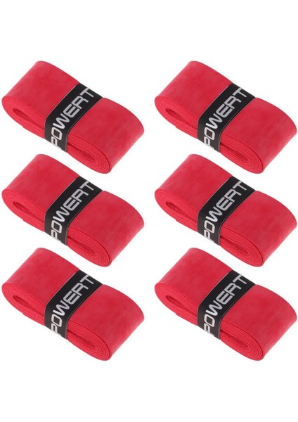 6 Tenis Badminton Squash Grip Grip Kırmızı (Yurt Dışından) fiyatları