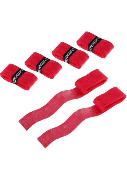 6 Tenis Badminton Squash Grip Grip Kırmızı (Yurt Dışından) fırsatları