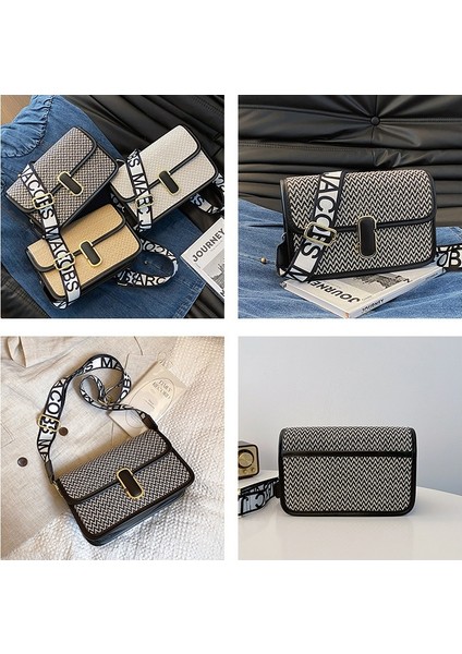 Kase 10 Dokuma Çanta Kadın 2024 Yeni Çok Yönlü Moda Crossbody Çanta Premium Doku Omuz Çantası (Yurt Dışından) modelleri