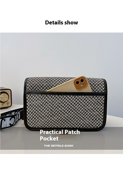 Kase 10 Dokuma Çanta Kadın 2024 Yeni Çok Yönlü Moda Crossbody Çanta Premium Doku Omuz Çantası (Yurt Dışından) fırsatları