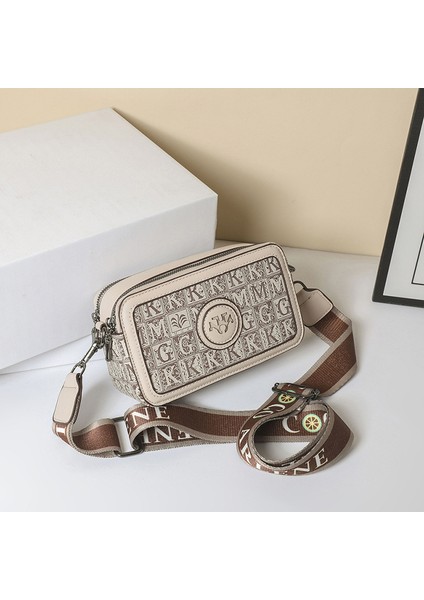 Kadınların Çantası ve Çizgi Çantası Için Geniş Omuz Çantası ile Küçük Kare Çantası Bastırılmıştır. (Yurt Dışından)