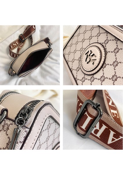 Kadınların Çantası ve Çizgi Çantası Için Geniş Omuz Çantası ile Küçük Kare Çantası Bastırılmıştır. (Yurt Dışından) fırsatları