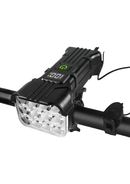Dijital Ekranlı ve Büyük Kapasiteli, Açık Havada Sürüş Bisiklet Kornası Far (Yurt Dışından)
