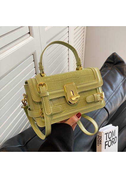 Çok Yönlü, Üst Düzey Çapraz Askılı Çanta, El Tipi Kare Çanta (Yurt Dışından)