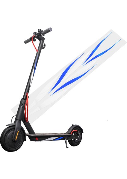 Scooter Yansıtıcı Dekoratif Koruma Etiket Pvc Su Geçirmez Gece Sürüş Uyarı Şeridi M365 Pro 1 S (Yurt Dışından) fırsatları