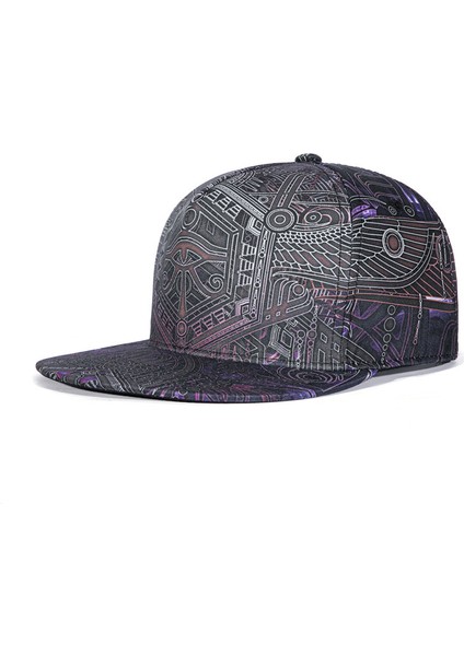 Erkekler ve Kadınlar Içın Şık Sokak Hiphop Şapkası Açık Hava Eğlencesi Çok Yönlü Düz Kenarlı Şapka Güneşten Korunma ve Güneşten Korunma Beyzbol Şapkası (Yurt Dışından)