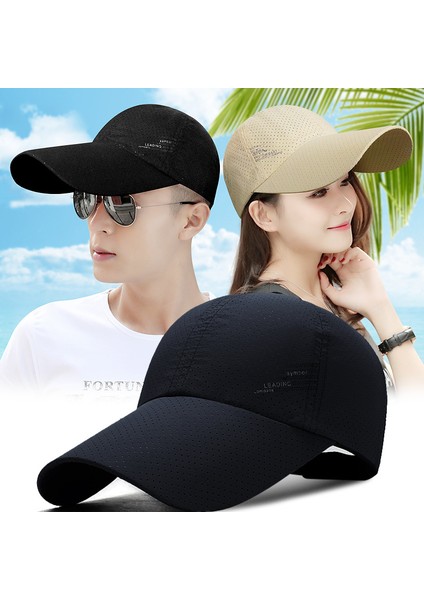 Erkekler Içın Yazlık Güneşten Koruma Şapkası Kadınlar Içın Uzatılmış Kenarlı Beyzbol Şapkası Açık Hava Sporları Içın Nefes Alabilen Örgü Şapka Çabuk Kuruyan Siperlikli Kasket (Yurt Dışından) fiyatları