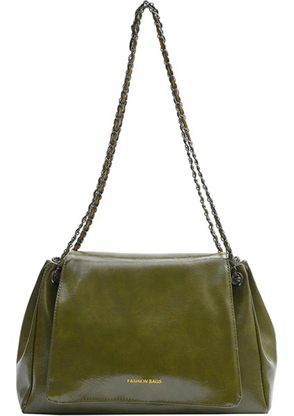 Bayan Tote Çanta Yüksek Kapasiteli Kadın Deri Omuz Çantası Zincir Handbags (Yurt Dışından)
