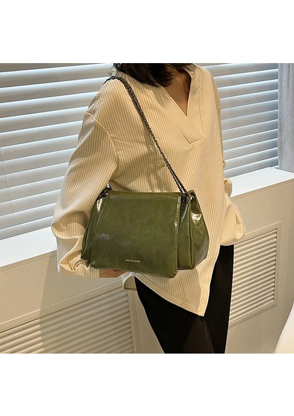 Bayan Tote Çanta Yüksek Kapasiteli Kadın Deri Omuz Çantası Zincir Handbags (Yurt Dışından) fırsatları