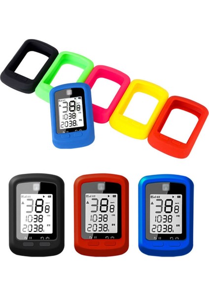 Bisiklet Bilgisayarı Koruyucu Kapak Silikon Kılıf G + Gps Kilometre Kodu Su Geçirmez Kronometre Kol (Yurt Dışından) fiyatları