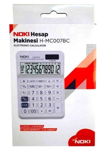 H-MC007BC 12 Haneli Hesap Makinesi
