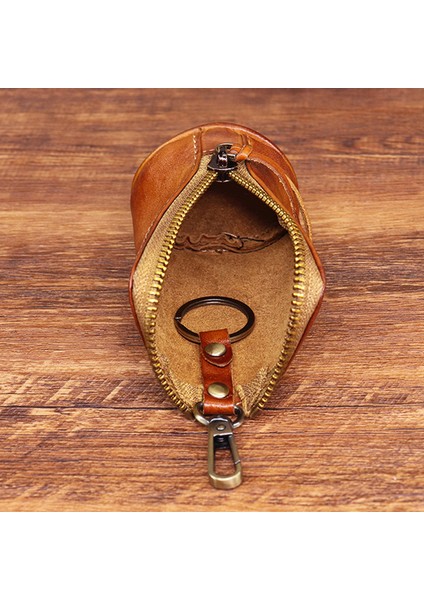 Erkek Anahtar Çantası Kadın Bozuk Para Cüzdanı Inek Derisi Anahtar Çantası (Yurt Dışından) modelleri