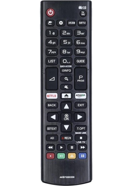Lg Netflix Amazon Tuşlu LED Tv Televizyon Uzaktan Kumanda TR-504