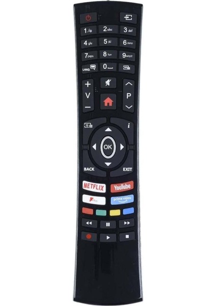 Vestel Netflix Youtube Prime Video Tuşlu LED Tv Televizyon Uzaktan Kumanda TR-215