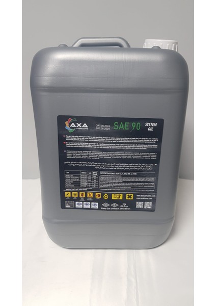 Sae 90 10 Lt Asansör Dişli Yağı (Üretim YILI:2024)