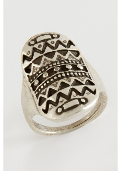 Osmanlı Işlemeli Metal Yüzük