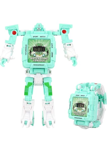 Akdenizpos UGY01 Dönüşebilen Robot Saat Oyun Konsolu (Yeni)