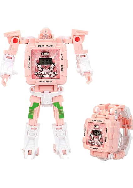 Akdenizpos UGY01 Dönüşebilen Robot Saat Oyun Konsolu (Yeni)